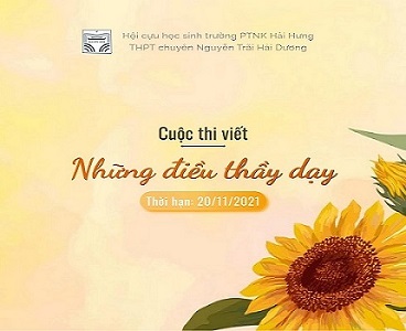Thông báo kết quả cuộc thi “Những điều thầy dạy” năm 2021